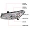 Spec-D Tuning 08-12 Honda Accord Halo Projector Headlight Chrome Housing 2LHP-ACD082-TM - alternate 4